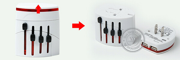Quà tặng doanh nghiệp Adapter Travel in logo mẫu 1 13 adapter-traver-tien-ich-4-loai-chan-cam