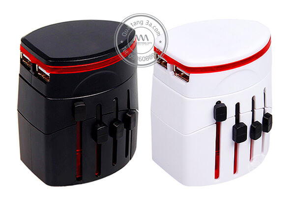 Quà tặng doanh nghiệp Adapter Travel in logo mẫu 1 10 adapter-traver-tien-ich-4-loai-chan-cam