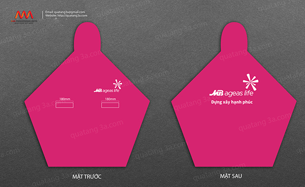 Áo mưa quảng cáo Xoang Bách Phục 6 áo mưa quà tặng