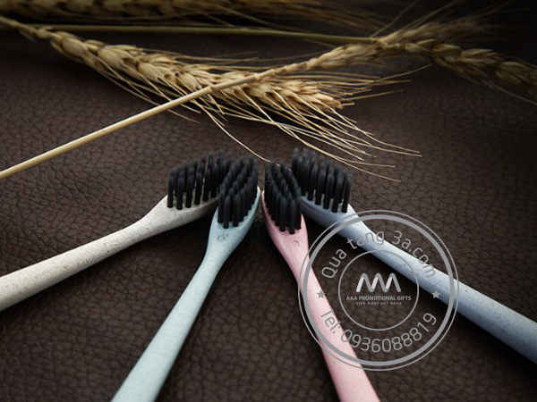 Bàn chải lúa mạch đánh răng Levant thân thiện môi trường 8 bàn chải đánh răng - quà tặng thân thiện môi trường