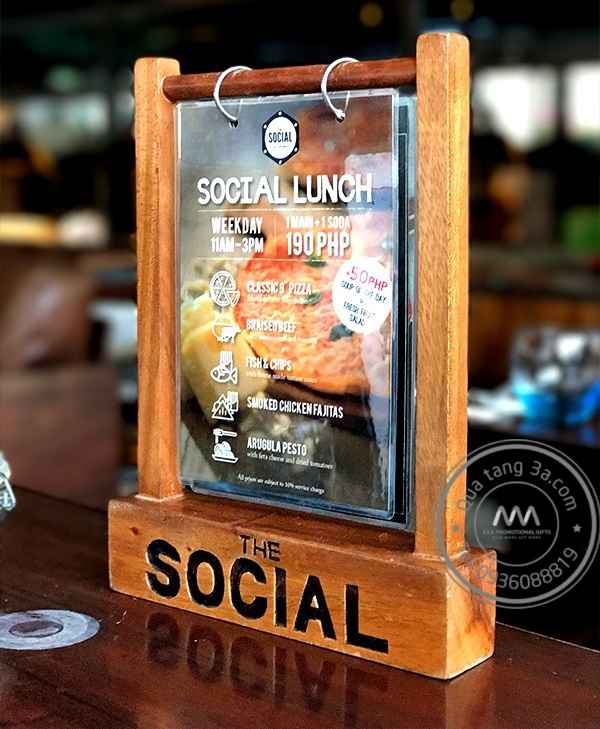 Bảng Menu tăng nhận diện thương hiệu cho các nhà hàng khách sạn 2 Bảng menu
