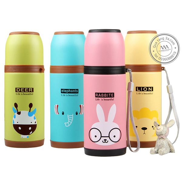 Bình giữ nhiệt hình động vật dễ thương 10 Bình giữ nhiệt hình động vật dễ thương