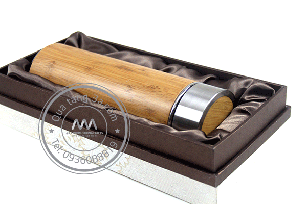 bình giữ nhiệt tre quà tặng