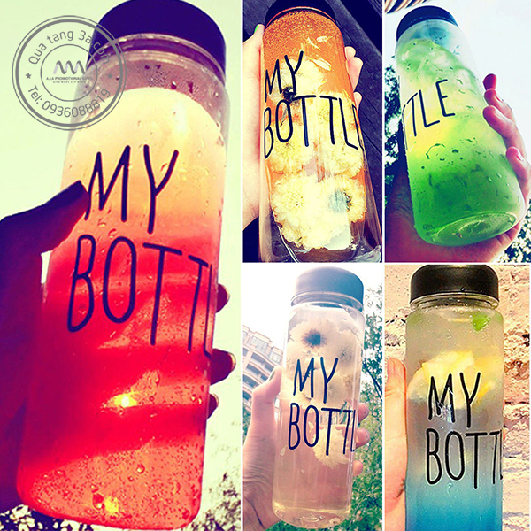 Bình nước nhựa trong suốt - món quà tặng doanh nghiệp xinh xắn và tiện dụng cho mùa hè 4 Bình nước quà tặng