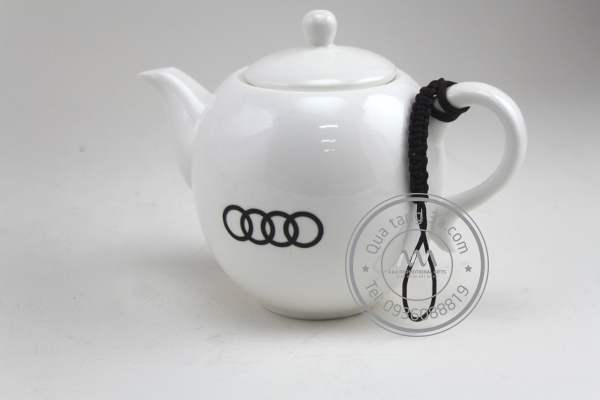 Quà tặng doanh nghiệp bộ ấm chén sứ in logo mẫu 2 9 Bộ ấm chén sứ in logo