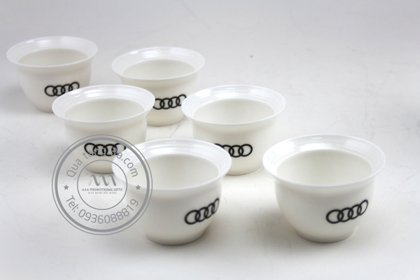 Quà tặng doanh nghiệp bộ ấm chén sứ in logo mẫu 2 10 Bộ ấm chén sứ in logo