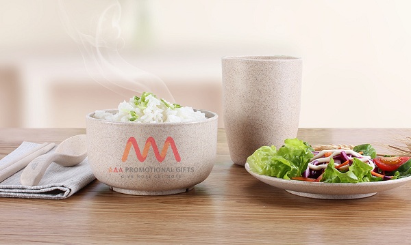 Quà tặng doanh nghiệp Bộ dụng cụ ăn in logo mẫu 1 8 bo do dung thuc pham than thien moi truong 1 0