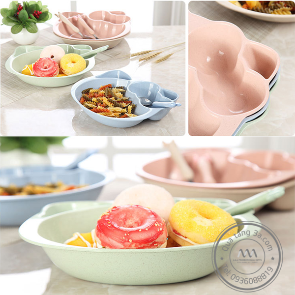 Bộ dụng cụ ăn cho trẻ em mèo Kitty Levant - Thân thiện với môi trường 8 Bộ dụng cụ ăn trẻ em thân thiện môi trường