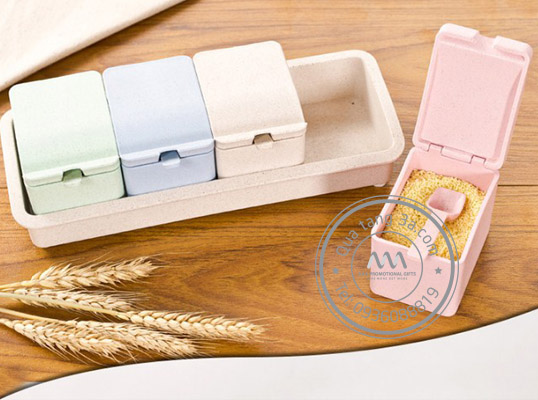 Bộ hộp đựng gia vị Levant - Quà tặng thân thiện môi trường 10 Bộ sản phẩm đựng gia vị levant