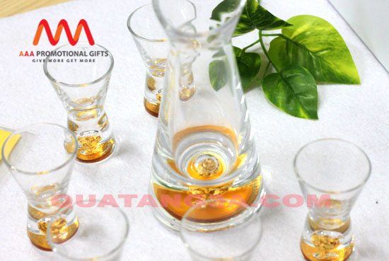 Giới thiệu một số phương pháp in ấn 1 bộ ly thủy tinh mạ vàng