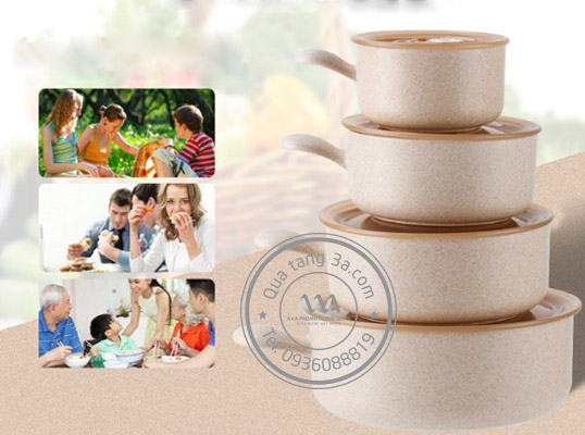 Bộ nồi quay lò vi sóng Levant - Quà tặng thân thiện môi trường 6 Bộ nồi quay lò vi sóng Levant - Quà tặng thân thiện môi trường