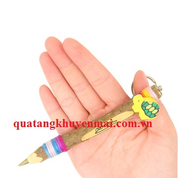 Bút bi đa năng vỏ gỗ 9 bút gỗ đa nang quà tặng quảng cáo