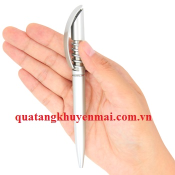 Bút bi ngòi bấm lò xo 9 Bút lò xo in logo