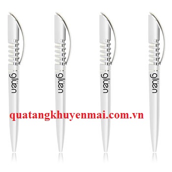 Bút bi ngòi bấm lò xo 8 Bút lò xo in logo