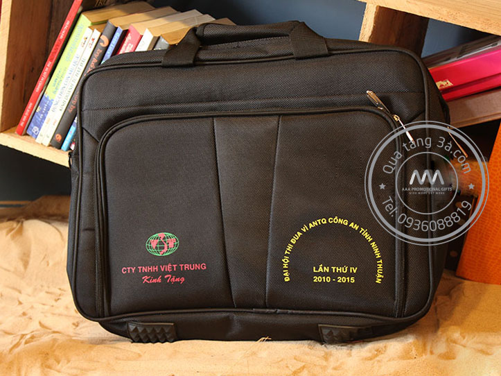 Cặp laptop quà tặng in logo 2 cặp laptop in logo làm quà tăng