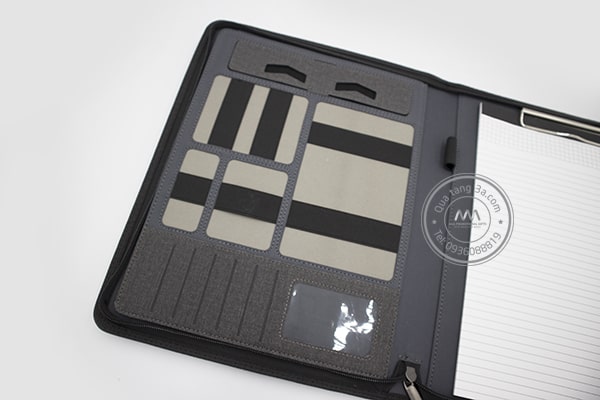 Quà tặng doanh nghiệp Cặp tài liệu in logo mẫu 1 20 cap-tai-lieu-da-nang-kem-sac-du-phong