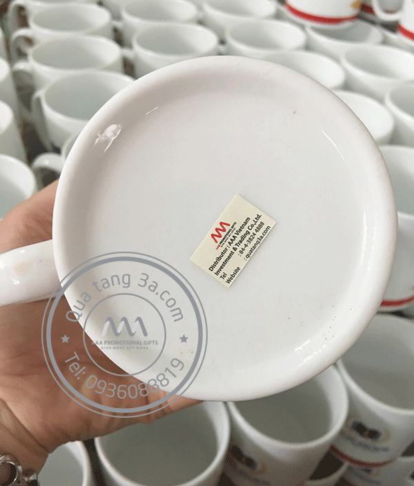 Quà tặng doanh nghiệp Cốc sứ in logo mẫu 2 19 cốc sứ quà tặng in logo