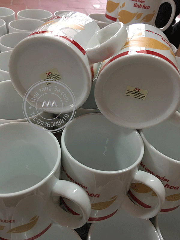 Quà tặng doanh nghiệp Cốc sứ in logo mẫu 2 21 cốc sứ quà tặng in logo