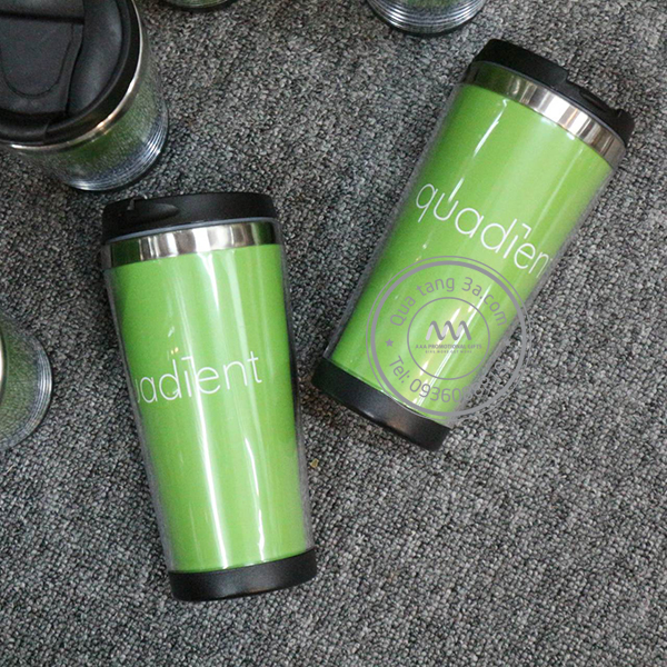 Quà tặng doanh nghiệp Cốc inox in logo mẫu 1 8 Cốc inox 2 lớp