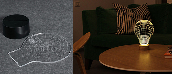 Đèn led 3D 23 đèn led 3D quà tặng quảng cáo