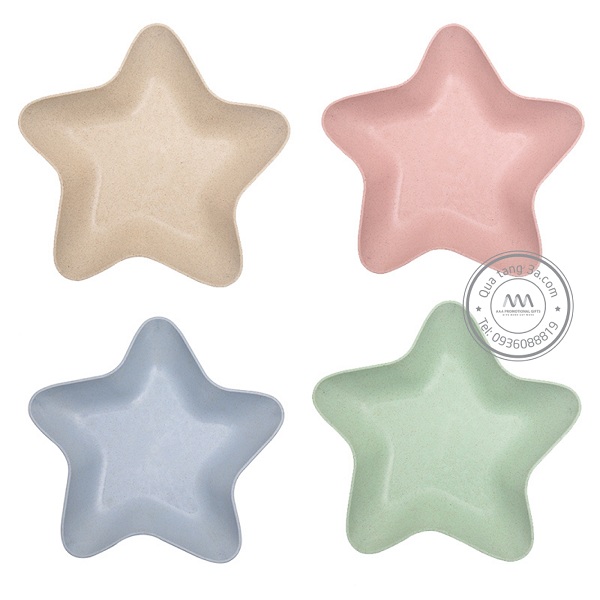 Đĩa đựng thực phẩm lúa mạch thân thiện môi trường 12 Quà tặng doanh nghiệp thân thiện môi trường