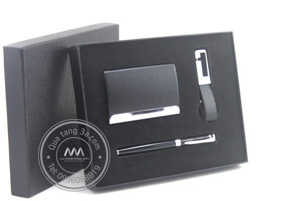 Gift set Hộp đựng name card - Bút - Móc khóa 11 Gift set Hộp đựng name card - Bút - Móc khóa