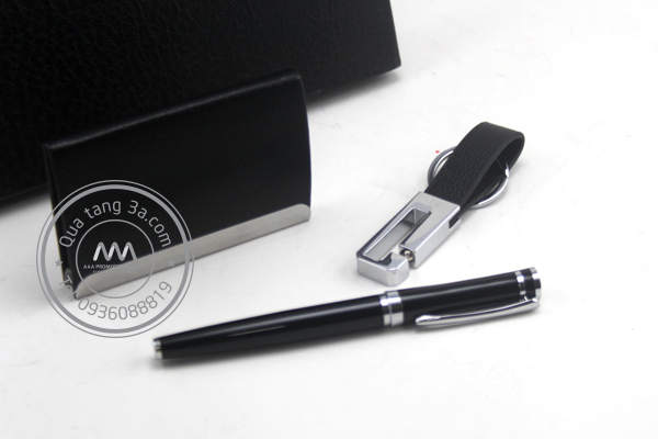 Gift set Hộp đựng name card - Bút - Móc khóa 12 Gift set Hộp đựng name card - Bút - Móc khóa