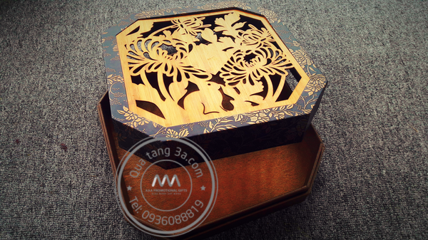 Hộp đựng bánh mứt kẹo tre 9 Hộp bánh kẹo Tết