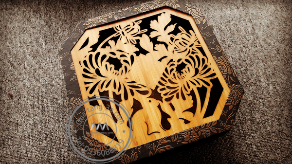 Hộp đựng bánh mứt kẹo tre 10 Hộp bánh kẹo Tết