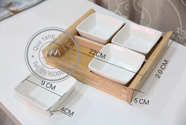 Hộp đựng bánh mứt kẹo sứ vuông 8 hộp đựng bánh mứt kẹo sứ