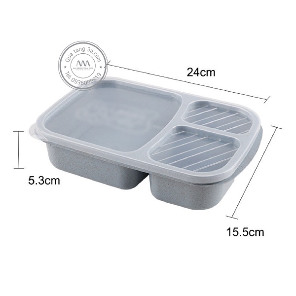 Quà tặng doanh nghiệp Hộp cơm in logo mẫu 1 13 Hộp đựng cơm thân thiện môi trường