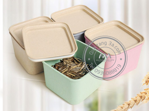 Hộp lúa mạch Levant thân thiện môi trường 9 hộp đựng thực phẩm thân thiện môi trường