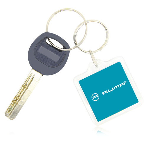 Móc khoá nhựa WG4895 8 móc khóa in logo quà tặng