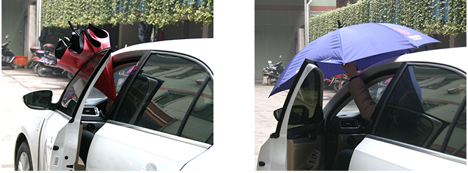 Ô gấp ngược - Món quà độc đáo tặng khách hàng duy nhất tại 3A 6 ô dù gấp ngược