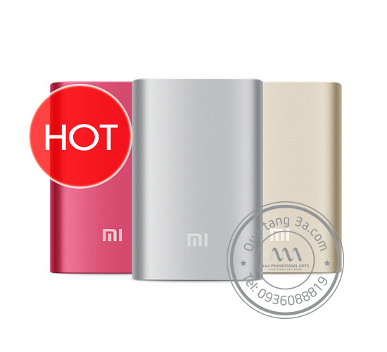 Quà tặng doanh nghiệp pin sạc dự phòng in logo mẫu 1 13 pin sạc dự phòng quà tặng xiaomi