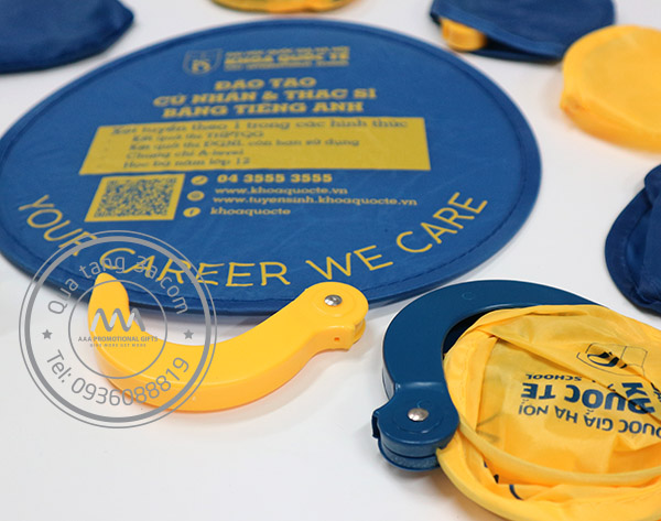 Quạt vải gấp gọn 9 quạt vải gấp gọn quà tặng quảng cáo