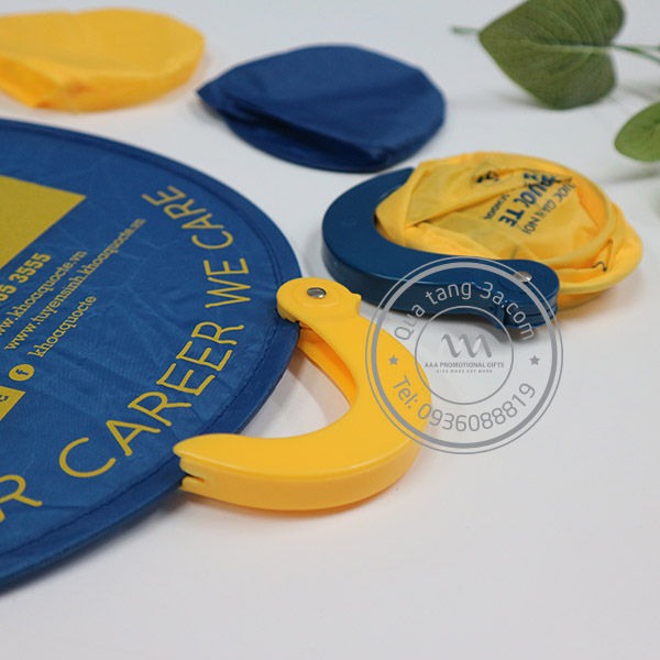 Quạt vải gấp gọn 10 quạt vải gấp gọn quà tặng quảng cáo