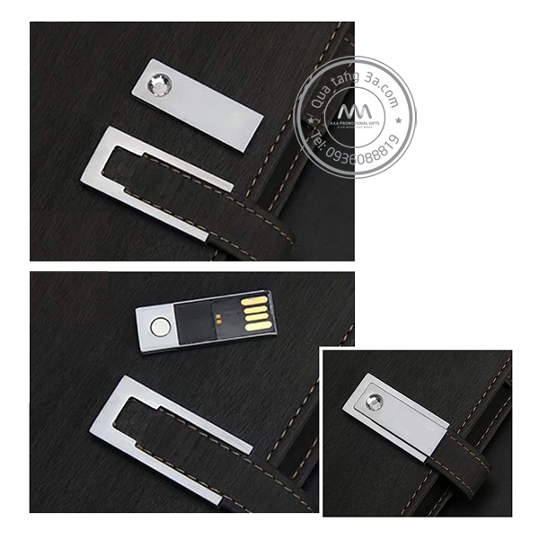 Quà tặng doanh nghiệp | Sổ sạc đa năng in logo theo yêu cầu 24 Sổ sạc đa năng