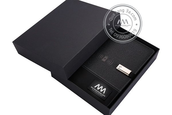 Quà tặng doanh nghiệp | Sổ sạc đa năng in logo theo yêu cầu 26 Sổ sạc đa năng