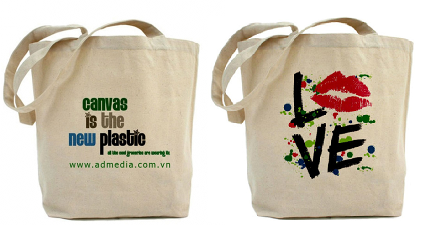 Ý tưởng tuyệt vời khi chọn quà tặng cho phụ nữ nhân dịp 8/3 và 20/10 7 túi vải- quà tặng cho phụ nữ