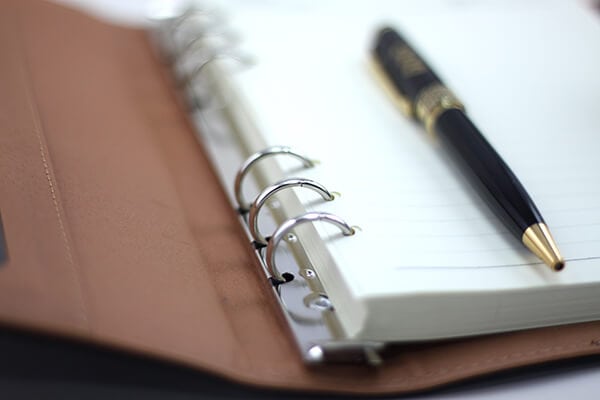 Quà tặng doanh nghiệp Sổ da cao cấp in logo