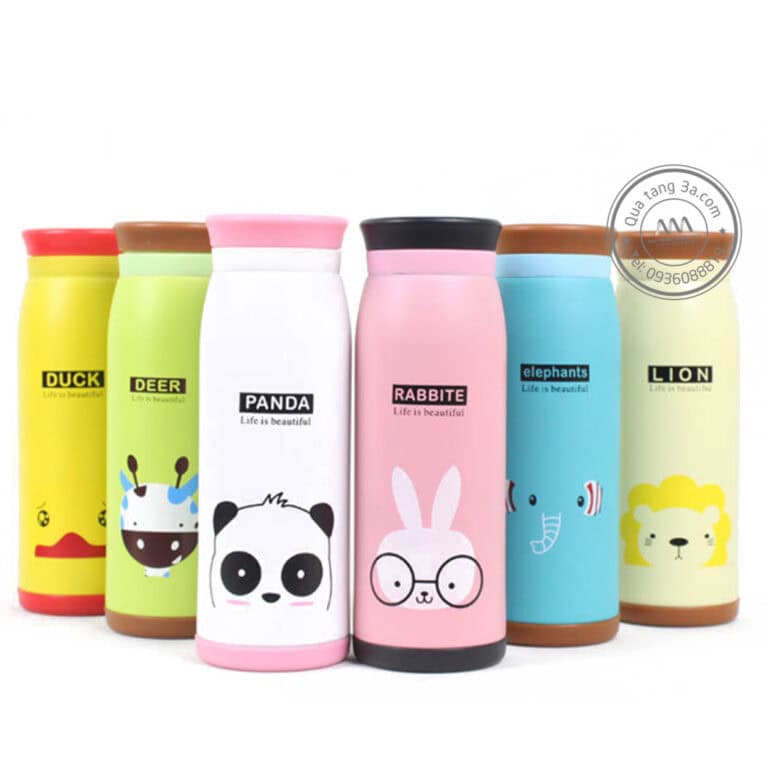 Bình giữ nhiệt hình động vật dễ thương