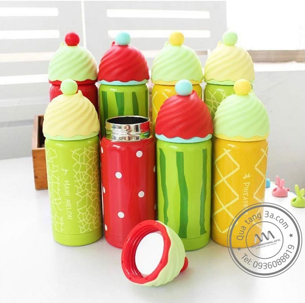 Bình giữ nhiệt trái cây ngộ nghĩnh