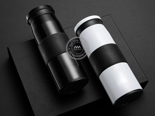 Quà tặng doanh nghiệp Bình nước inox in logo mẫu 2