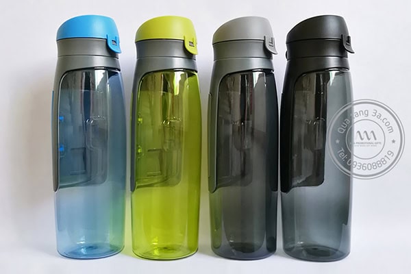 Bình nước thể thao có ngăn đựng thông minh mới nhất 2019