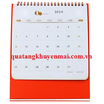 Lịch để bàn gáy xoắn