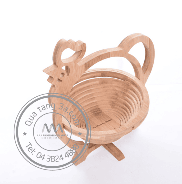 Giỏ gỗ xếp gọn hình động vật