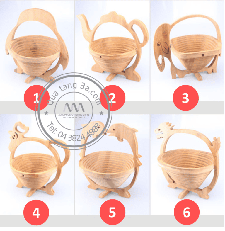 Giỏ gỗ xếp gọn hình động vật 7 picture5 0