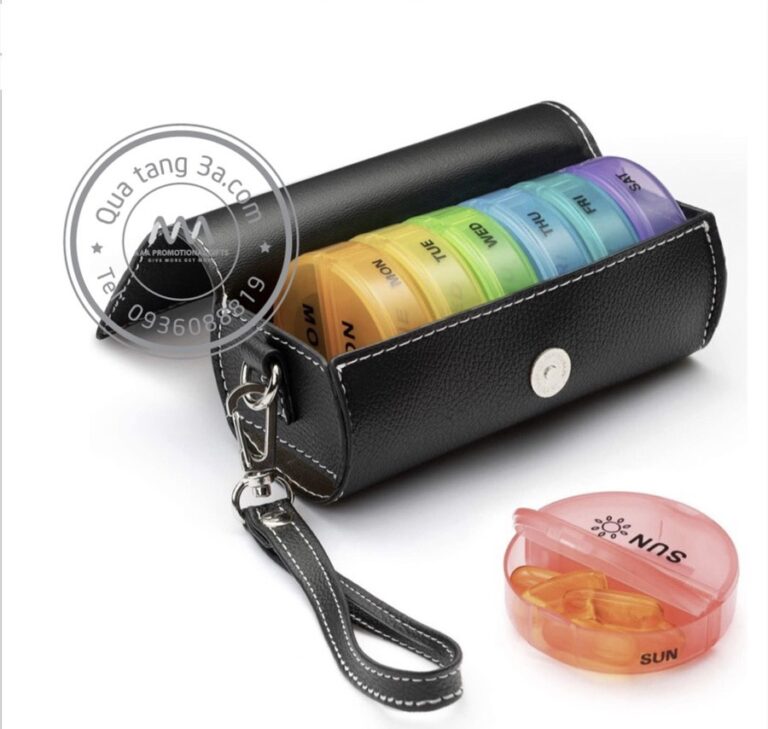 Hộp chia thuốc in logo Quà tặng ngành dược phẩm được tin dùng