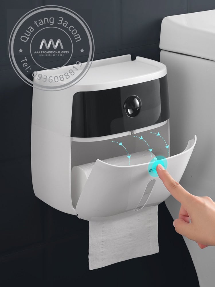 Hộp đựng giấy vệ sinh dán tường Ecoco - Sản phẩm lý tưởng cho nhà vệ sinh